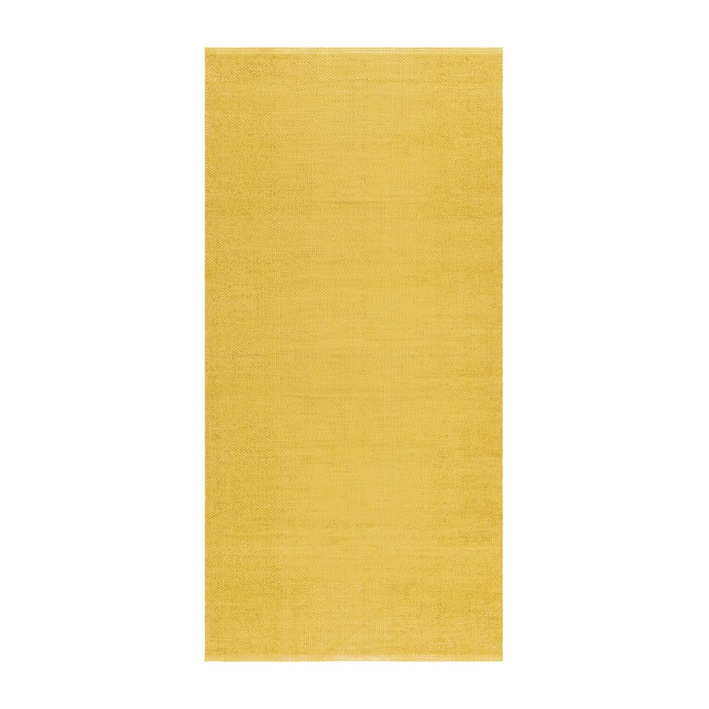 plastmatta hilma plain - 70x200 cm, gul