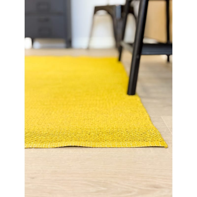 Plastmatta Hilma Plain - 70x250 cm, Gul - Textil & mattor - Matta - Utomhusmatta - Plastmatta