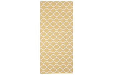 Plastmatta Wave 70x400 cm Rektangulär - Gul - Textil & mattor - Matta - Utomhusmatta - Plastmatta