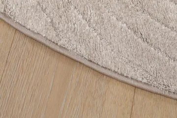 Maskinvävd Matta Genova Zen Rund 120 cm - linne - Textil & mattor - Matta - Utomhusmatta - Plastmatta
