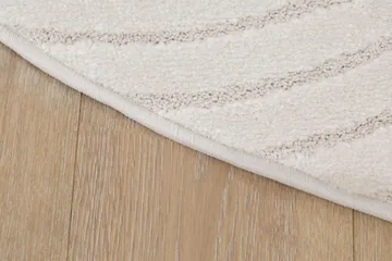 Maskinvävd Matta Genova Zen Rund 120 cm - vit - Textil & mattor - Matta - Utomhusmatta - Plastmatta