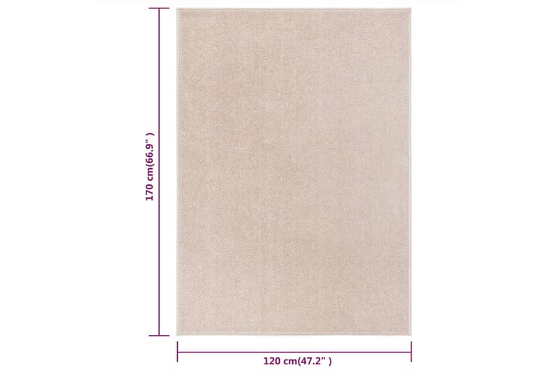 Matta 120x170 cm mörk beige - Beige - Plastmatta balkong - Köksmatta & plastmatta kök - Plastmatta