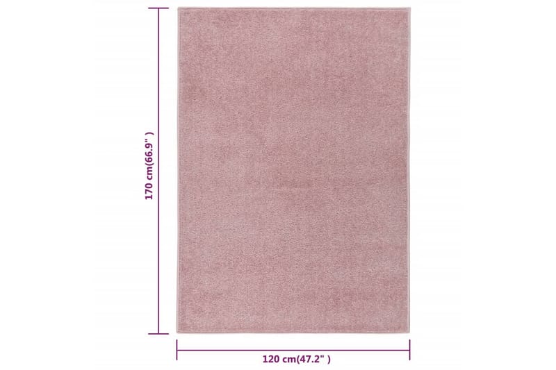 Matta 120x170 cm rosa - Rosa - Plastmatta balkong - Köksmatta & plastmatta kök - Plastmatta