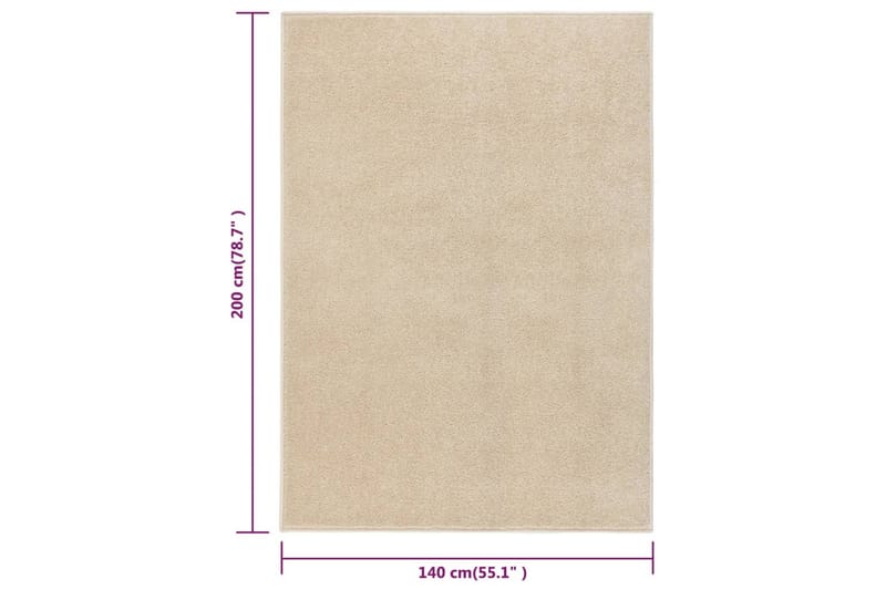 Matta 140x200 cm beige - Beige - Plastmatta balkong - Köksmatta & plastmatta kök - Plastmatta
