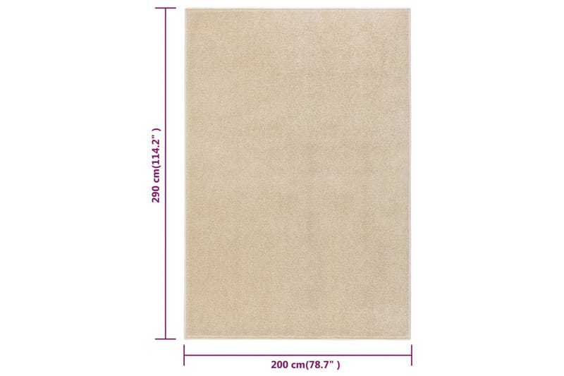 Matta 200x290 cm beige - Beige - Plastmatta balkong - Köksmatta & plastmatta kök - Plastmatta