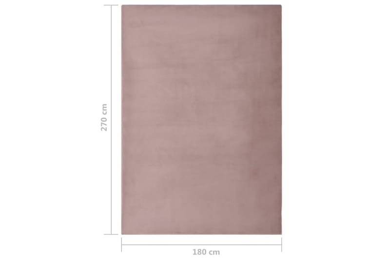 Matta konstpäls 180x270 cm gammelrosa - Rosa - Plastmatta - Plastmatta balkong - Köksmatta & plastmatta kök