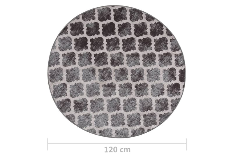 Matta tvättbar Ï†120 cm flerfärgad halkfri - Flerfärgad - Plastmatta balkong - Plastmatta