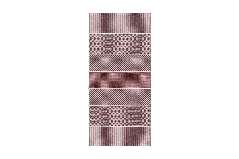 Plastmatta Alfie 70x100 cm Röd - Horredsmattan - Textil & mattor - Matta - Utomhusmatta - Plastmatta