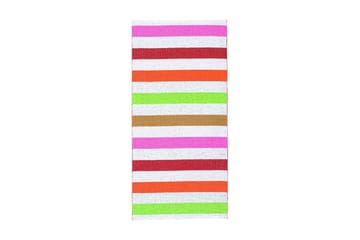 Plastmatta Happy 70x200 Vändbar PVC Röd