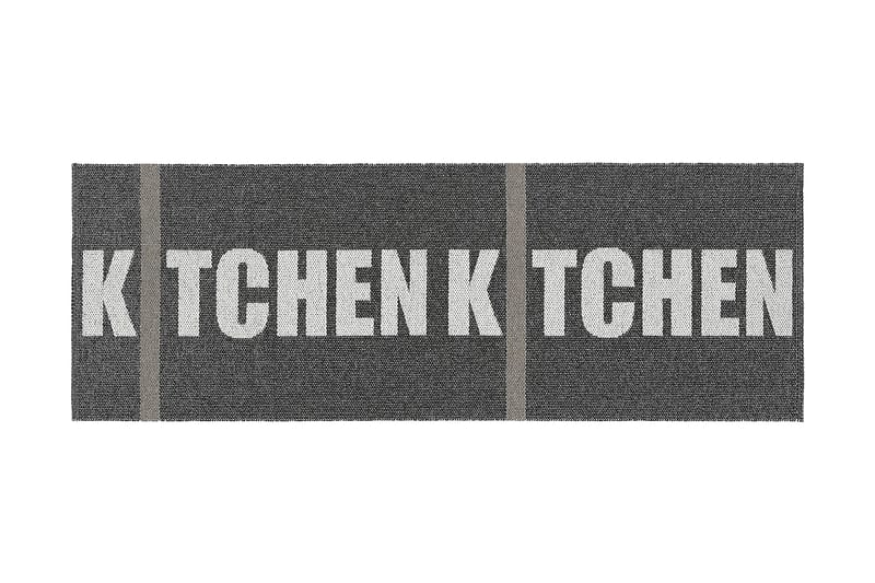 Plastmatta Kitchen 70x150 Vändbar PVC Svart - Plastmatta - Plastmatta balkong - Köksmatta & plastmatta kök