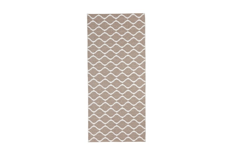 Plastmatta Wave 200x250 Vändbar PVC Beige - Horredsmattan - Plastmatta balkong - Köksmatta & plastmatta kök - Plastmatta