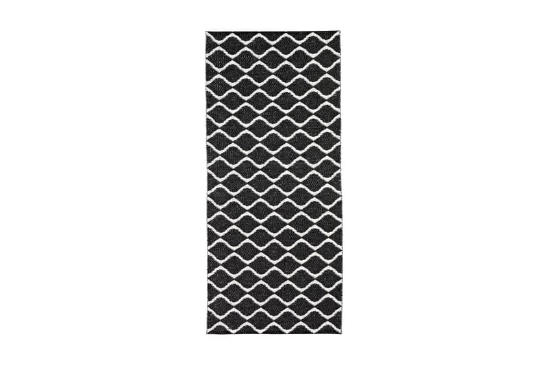 Plastmatta Wave 70x350 Vändbar PVC Svart - Horredsmattan - Köksmatta & plastmatta kök - Små mattor - Plastmatta balkong - Plastmatta