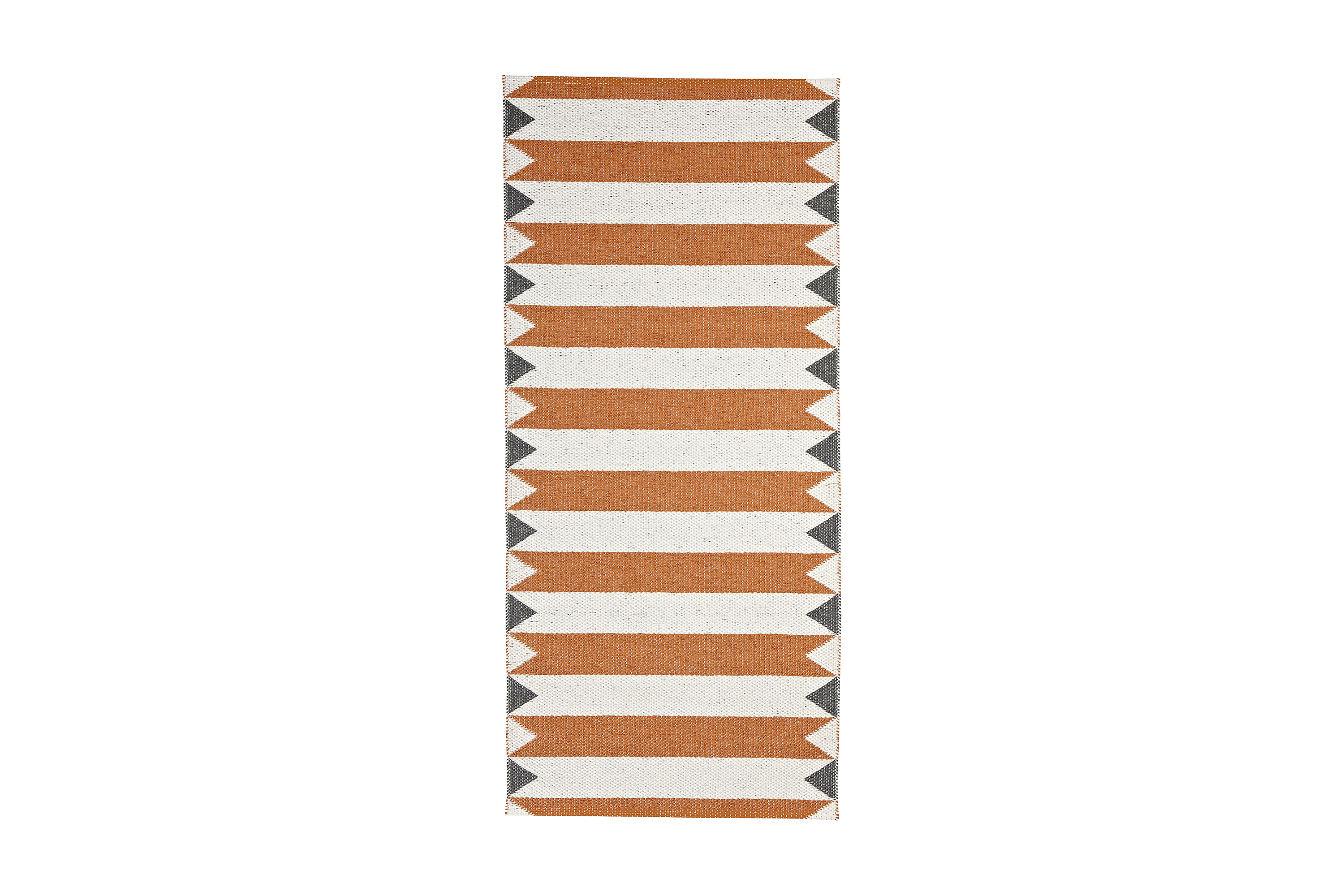 Plastmatta Peak 200x300 Vändbar PVC Orange Horredsmattan