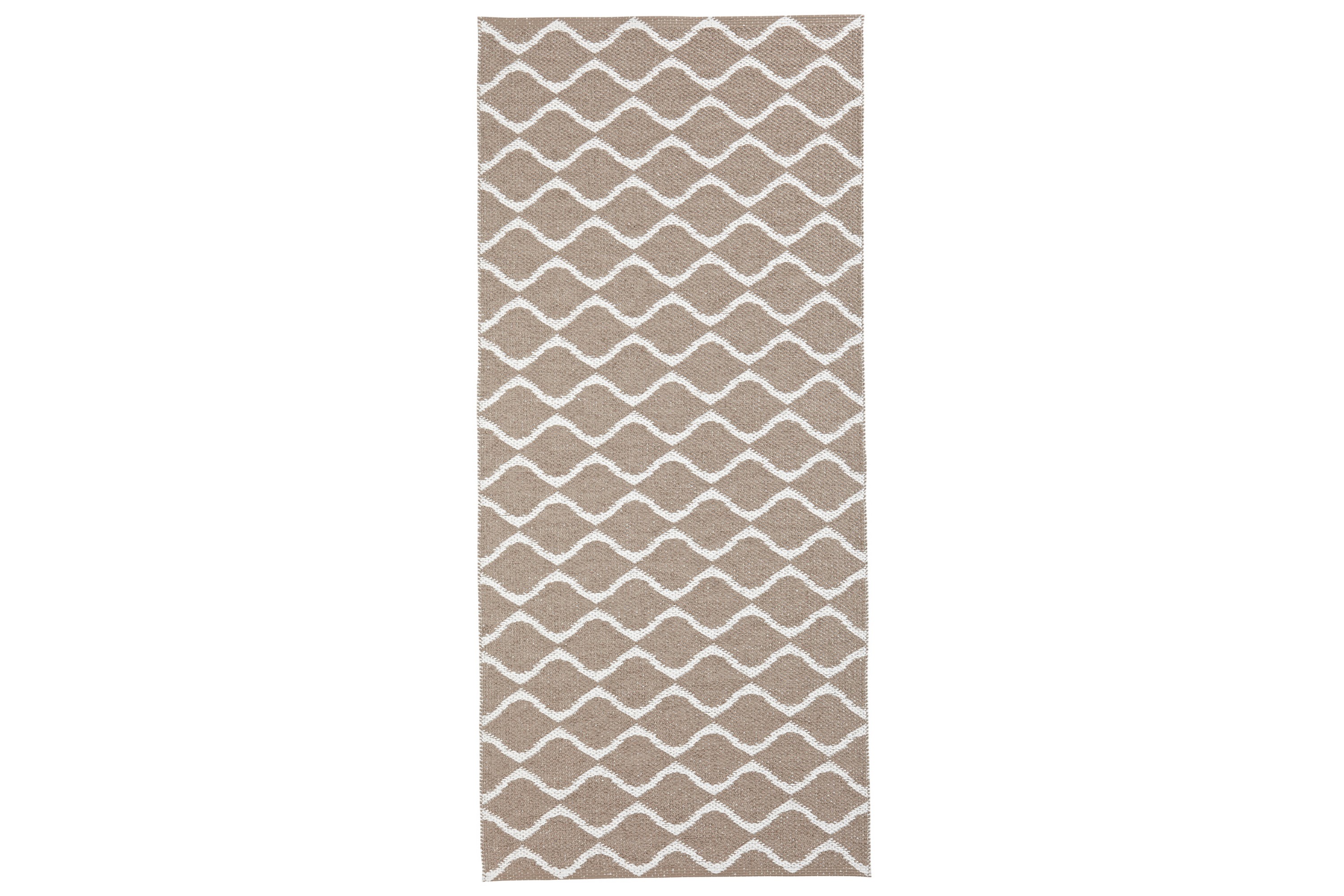 Trasmatta Wave 70x400 cm Beige Horredsmattan