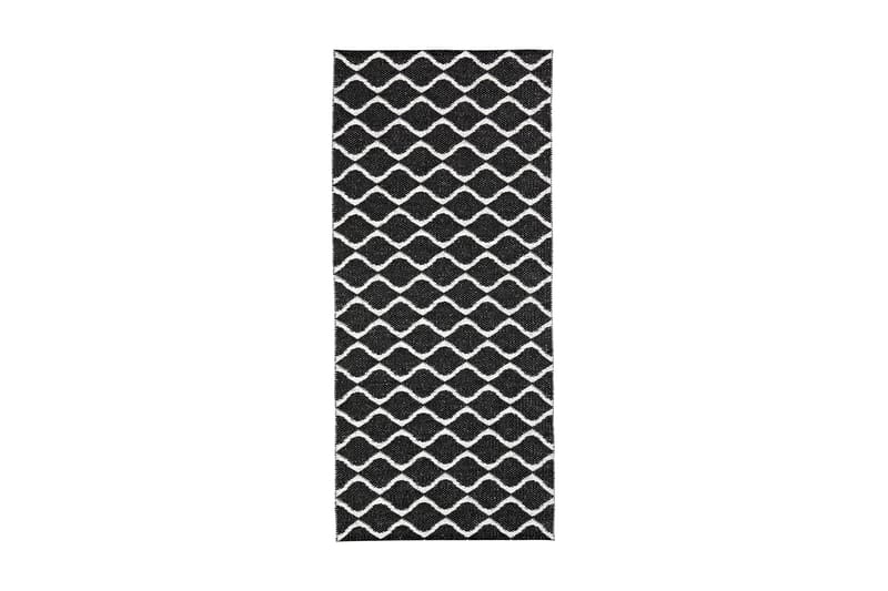 Trasmatta Wave 70x400 cm Svart - Horredsmattan - Textil & mattor - Matta - Utomhusmatta - Plastmatta