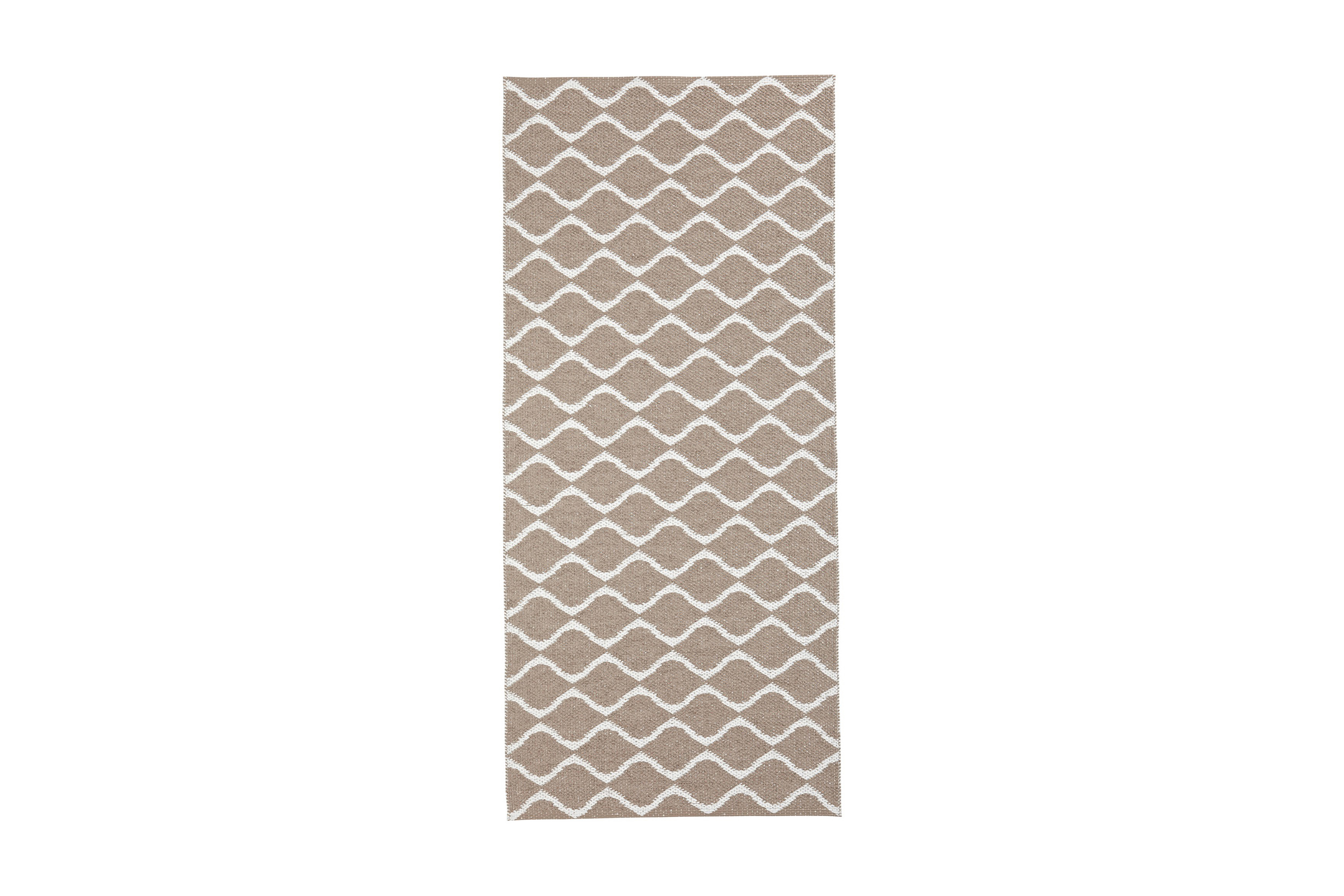 Trasmatta Wave 70x450 cm Beige Horredsmattan