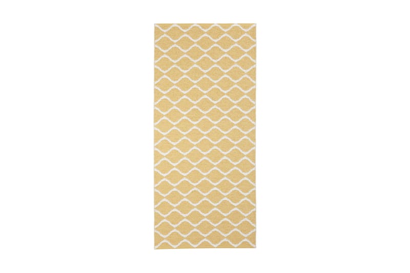 Trasmatta Wave 70x450 cm Gul - Horredsmattan - Textil & mattor - Matta - Utomhusmatta - Plastmatta