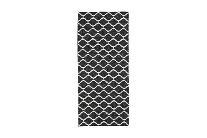 Trasmatta Wave 70x450 cm Svart - Horredsmattan - Textil & mattor - Matta - Utomhusmatta - Plastmatta