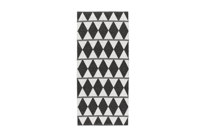 Trasmatta Zigge 70x450 cm Svart - Horredsmattan - Textil & mattor - Matta - Utomhusmatta - Plastmatta