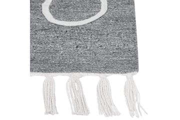Plattvävd Yavu - Grå, vit, 140x200 cm - Textil & mattor - Matta - Utomhusmatta