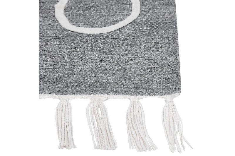 Plattvävd Yavu - Grå, vit, 140x200 cm - Textil & mattor - Matta - Utomhusmatta