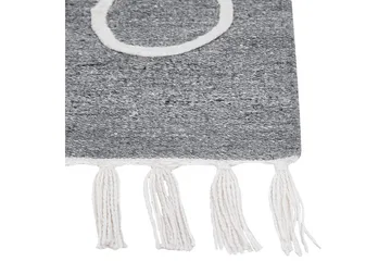 Plattvävd Yavu - Grå, vit, 140x200 cm - Textil & mattor - Matta - Utomhusmatta