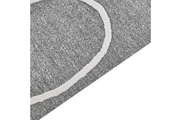 Plattvävd Yavu - Grå, vit, 80x150 cm - Textil & mattor - Matta - Utomhusmatta