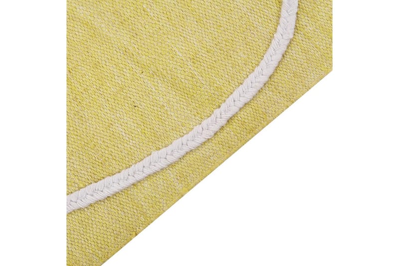 Plattvävd Yavu - Gul, 140x200 cm - Textil & mattor - Matta - Utomhusmatta