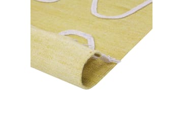 Plattvävd Yavu - Gul, 140x200 cm - Textil & mattor - Matta - Utomhusmatta