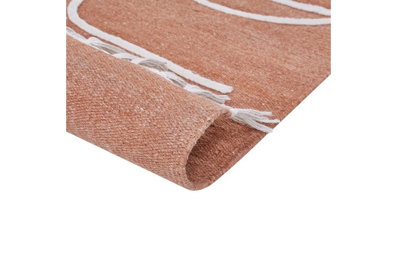 Plattvävd Yavu - Röd, Vit, 140x200 cm - Textil & mattor - Matta - Utomhusmatta