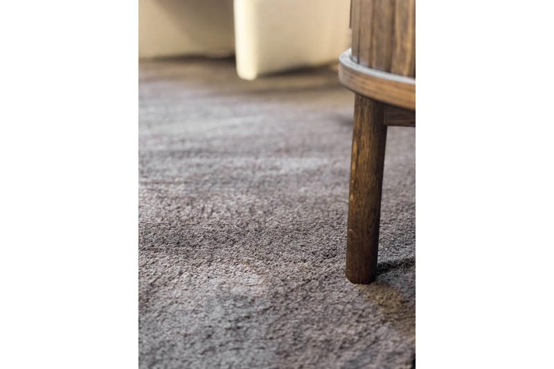 Tvättbar Matta Soft Rund - 160x160 cm, Choklad - Textil & mattor - Matta - Utomhusmatta - Plastmatta