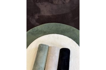 Tvättbar Matta Soft Rund - 160x160 cm, Choklad - Textil & mattor - Matta - Utomhusmatta - Plastmatta