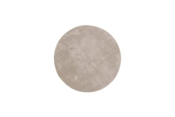 Tvättbar Matta Soft Rund - 200x200 cm, Melerad Linne - Textil & mattor - Matta - Utomhusmatta - Plastmatta