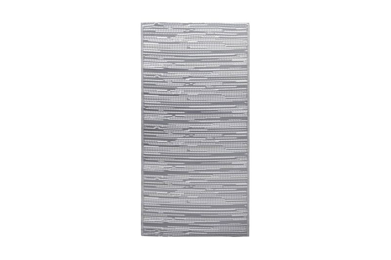 Utomhusmatta grå 190x290 cm PP - Grå - Utomhusmatta - Balkongmatta & altanmatta