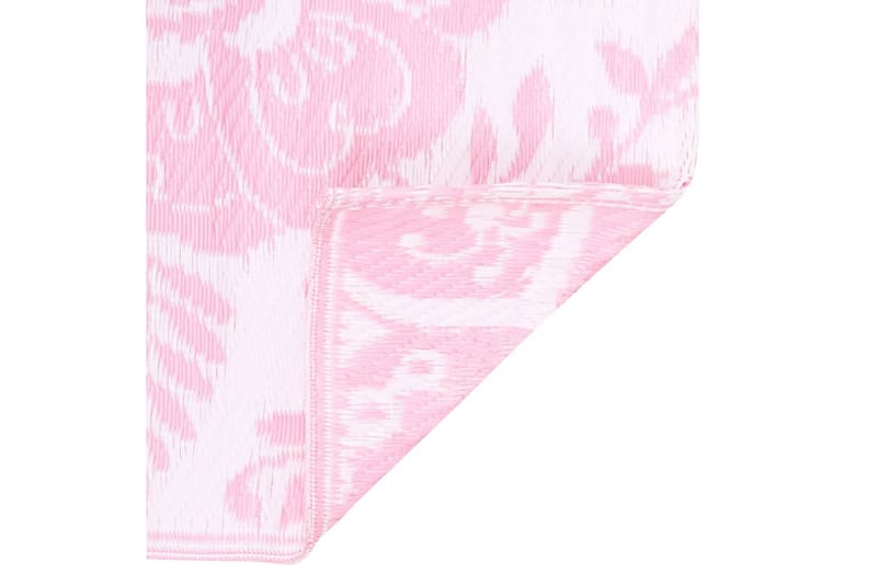 Utomhusmatta rosa 120x180 cm PP - Rosa - Utomhusmatta - Balkongmatta & altanmatta