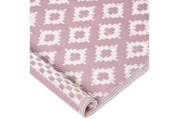 Utomhusmatta Thane - Rosa, Vit - Textil & mattor - Matta - Utomhusmatta