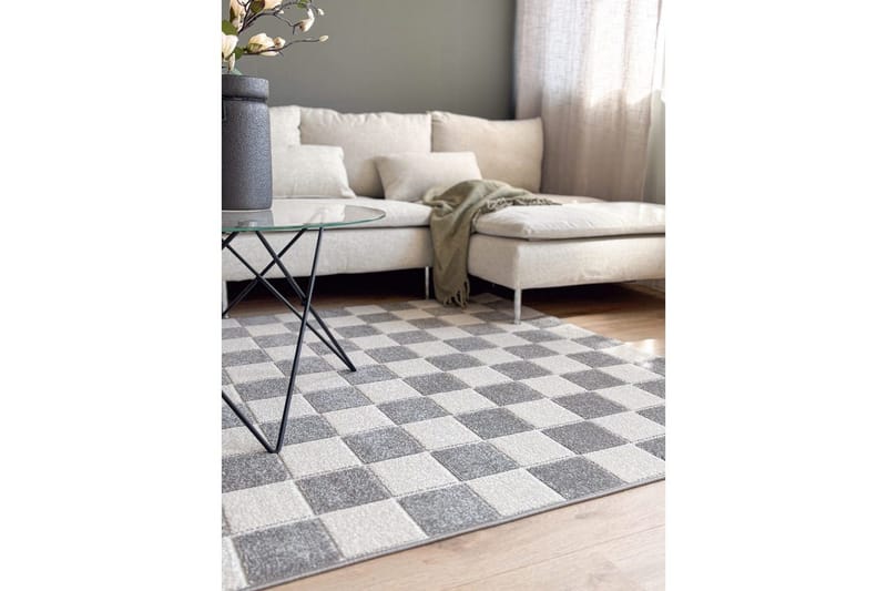 Wiltonmatta Hawaii Chess 160x230 cm, Grå - 160x230 cm, Grå - Textil & mattor - Matta - Utomhusmatta