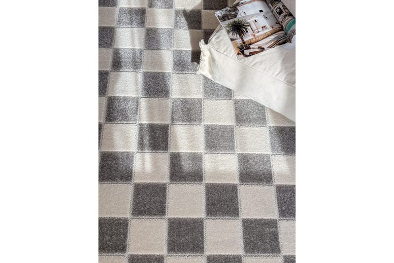 Wiltonmatta Hawaii Chess 160x230 cm, Grå - 160x230 cm, Grå - Textil & mattor - Matta - Utomhusmatta