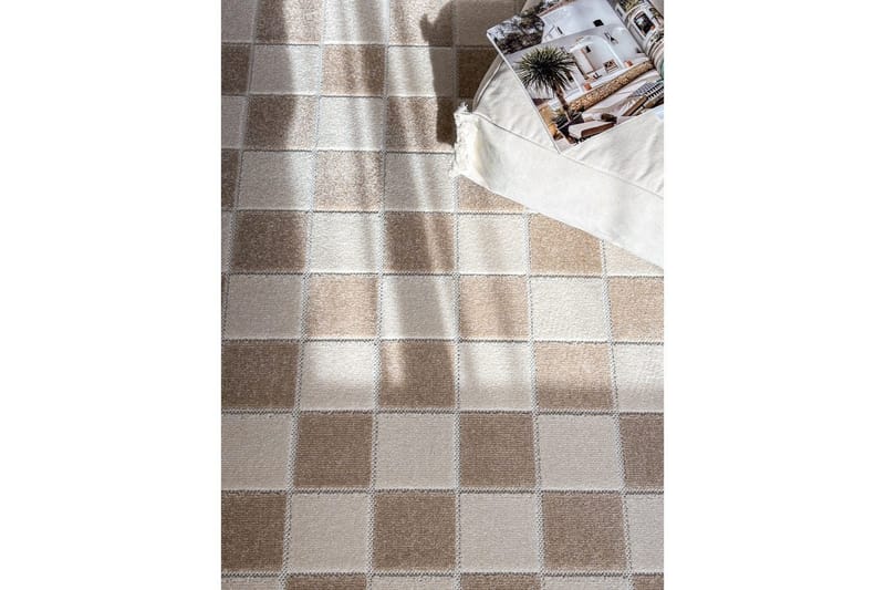 Wiltonmatta Hawaii Chess 160x230 cm, Linne - 160x230 cm, Linne - Textil & mattor - Matta - Utomhusmatta