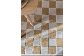 Wiltonmatta Hawaii Chess 200x200 cm, Gul - 200x200 cm, Gul - Textil & mattor - Matta - Utomhusmatta
