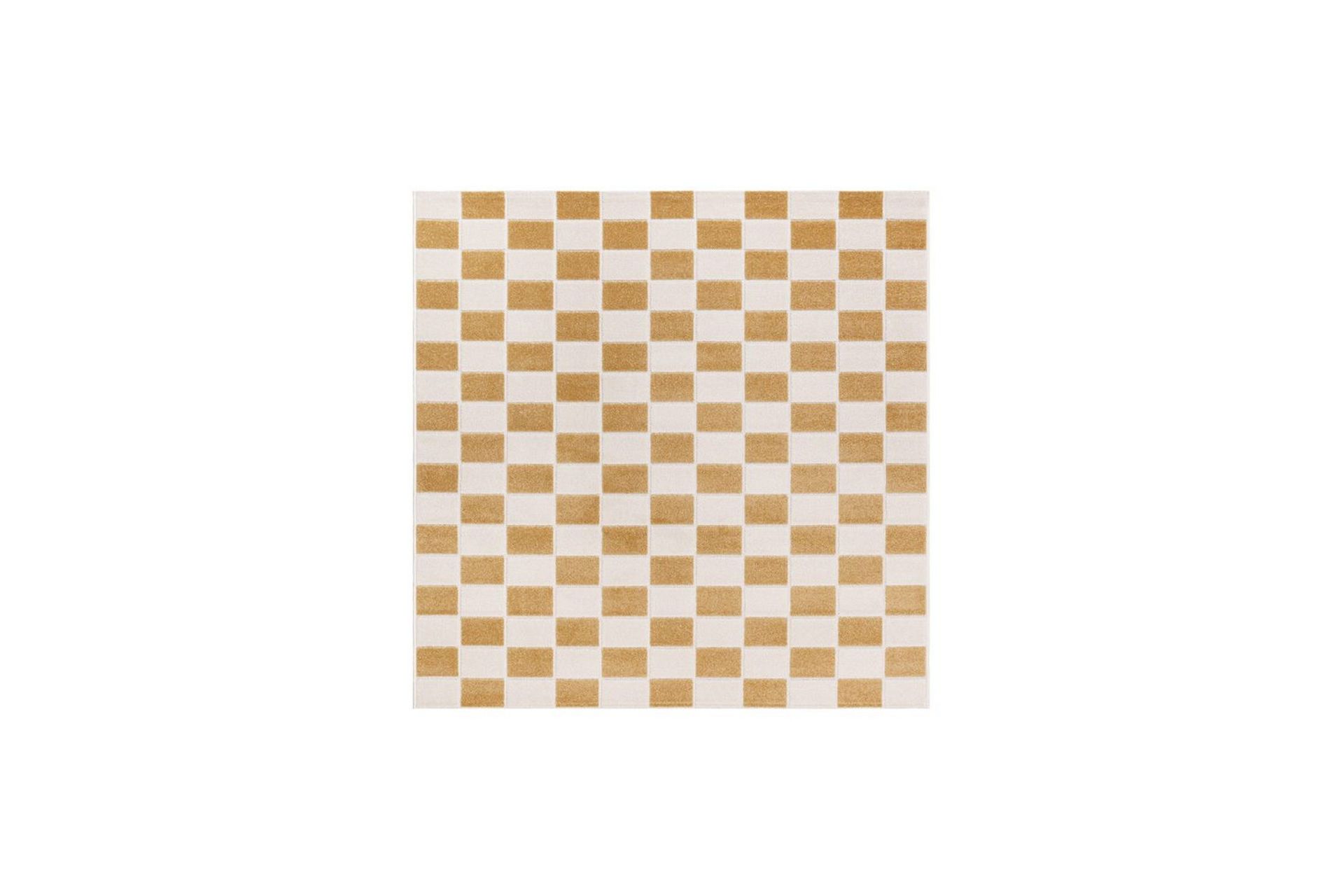 Wiltonmatta Hawaii Chess 200x200 cm, Gul - 200x200 cm, Gul