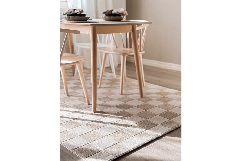 Wiltonmatta Hawaii Chess 200x200 cm, Linne - 200x200 cm, Linne - Textil & mattor - Matta - Utomhusmatta