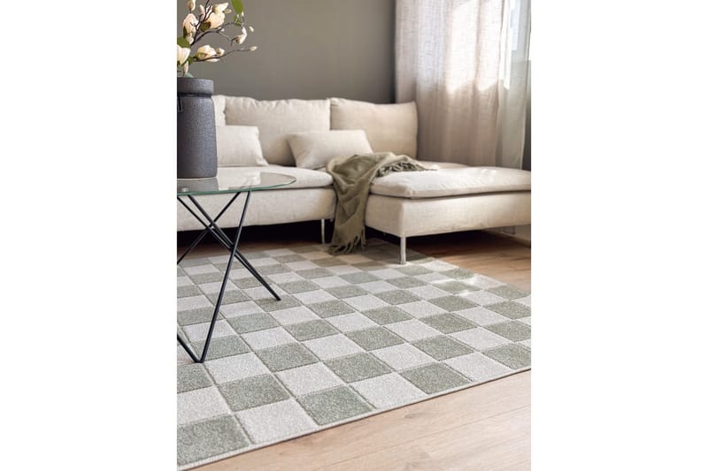 Wiltonmatta Hawaii Chess 240x240 cm, Grön - 240x240 cm, Grön - Textil & mattor - Matta - Utomhusmatta