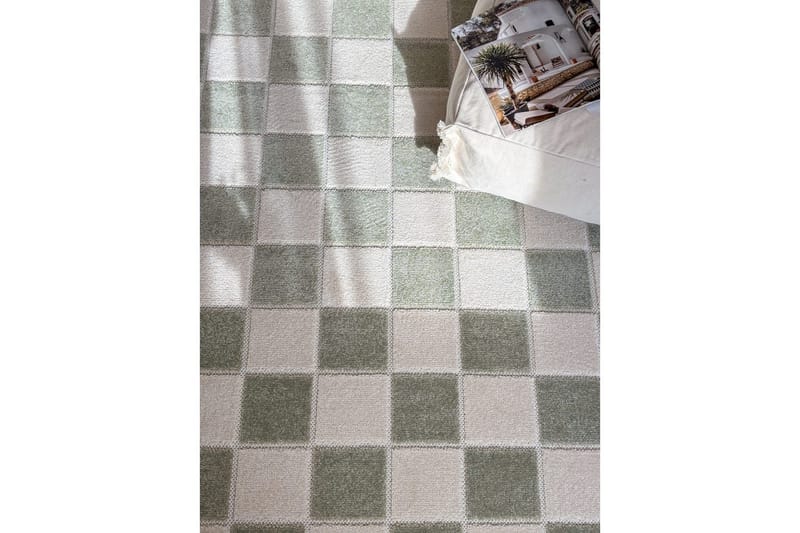Wiltonmatta Hawaii Chess 240x240 cm, Grön - 240x240 cm, Grön - Textil & mattor - Matta - Utomhusmatta