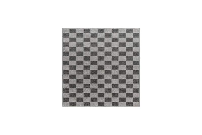 Wiltonmatta Hawaii Chess 240x240 cm, Grafit - 240x240 cm, Grafit - Textil & mattor - Matta - Utomhusmatta