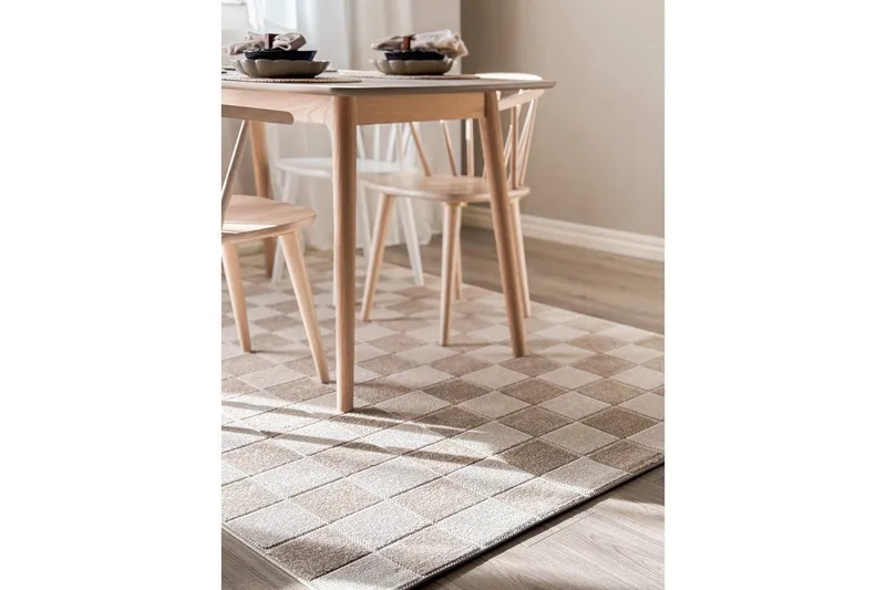 Wiltonmatta Hawaii Chess 240x240 cm, Linne - 240x240 cm, Linne - Textil & mattor - Matta - Utomhusmatta