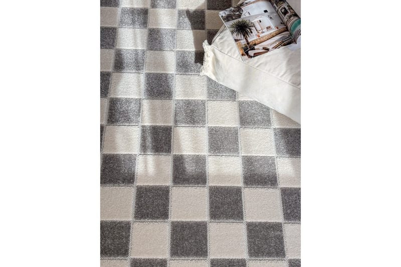 Wiltonmatta Hawaii Chess 240x340 cm, Grå - 240x340 cm, Grå - Textil & mattor - Matta - Utomhusmatta