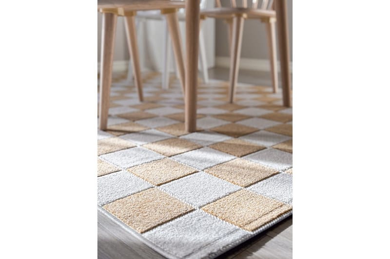Wiltonmatta Hawaii Chess 240x340 cm, Gul - 240x340 cm, Gul - Textil & mattor - Matta - Utomhusmatta