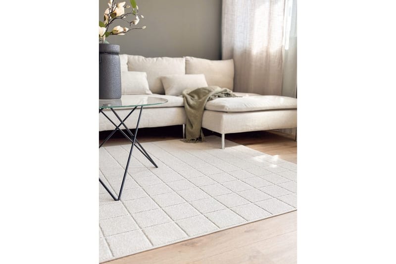 Wiltonmatta Hawaii Chess 280x280 cm, Creme - 280x280 cm, Creme - Textil & mattor - Matta - Utomhusmatta