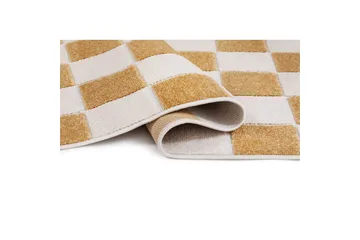 Wiltonmatta Hawaii Chess 280x280 cm, Gul - 280x280 cm, Gul - Textil & mattor - Matta - Utomhusmatta